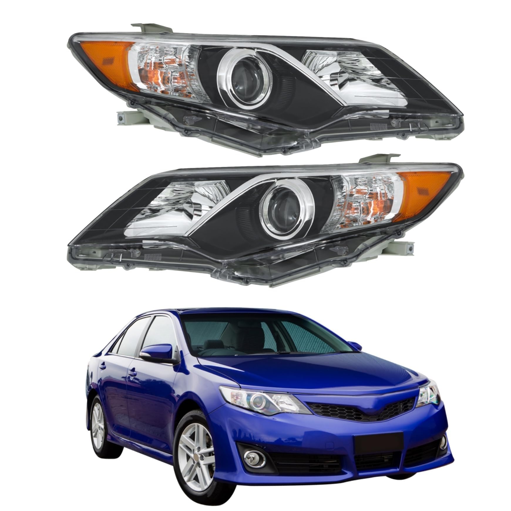 アマゾンヘッド Amazon.com: Silscvtt Headlights Front Head Lamps Replacement for
